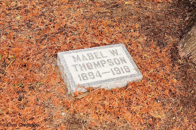 Photo of Grave of Mabel W. Thompson, 1894-1918(8314)