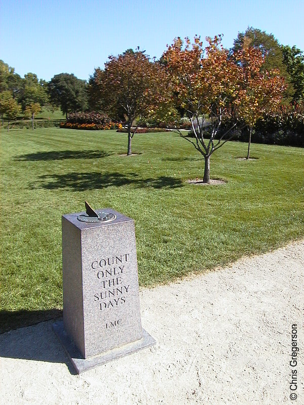 Photo of Sundial in the Lyndale Park Rose Gardens(1003)