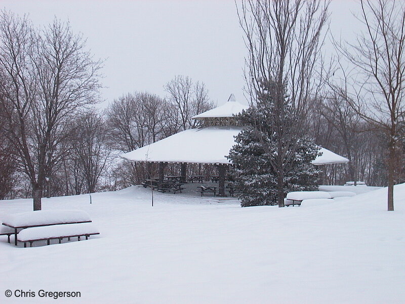 Photo of Beards Plaisance Pavilion in Winter(1161)