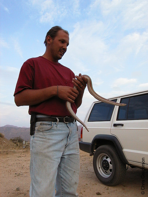 Photo of Marc and a Snake(1479)