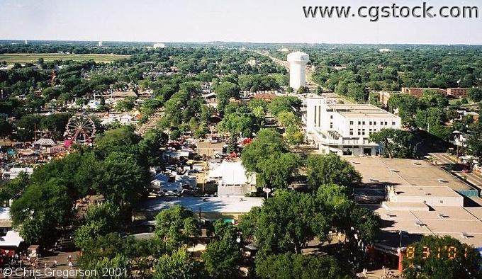 Minnesota State Fairgrounds from Overhead