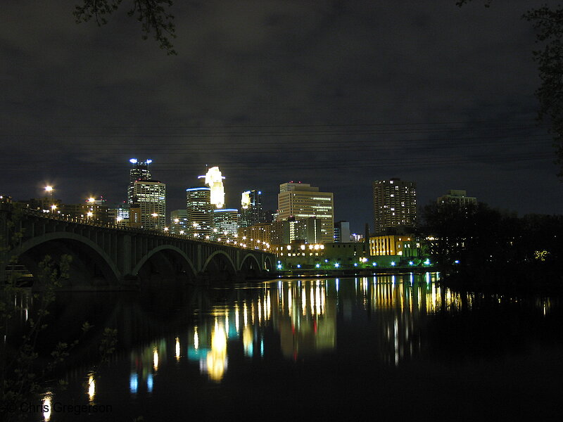 Photo of Mississippi River at Night(1955)