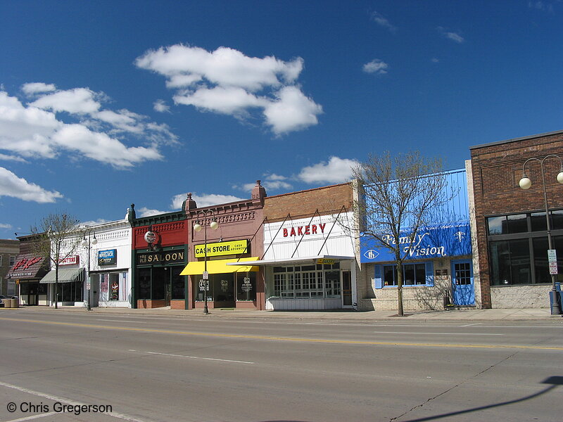 Photo of Downtown New Richmond Storefronts(1957)