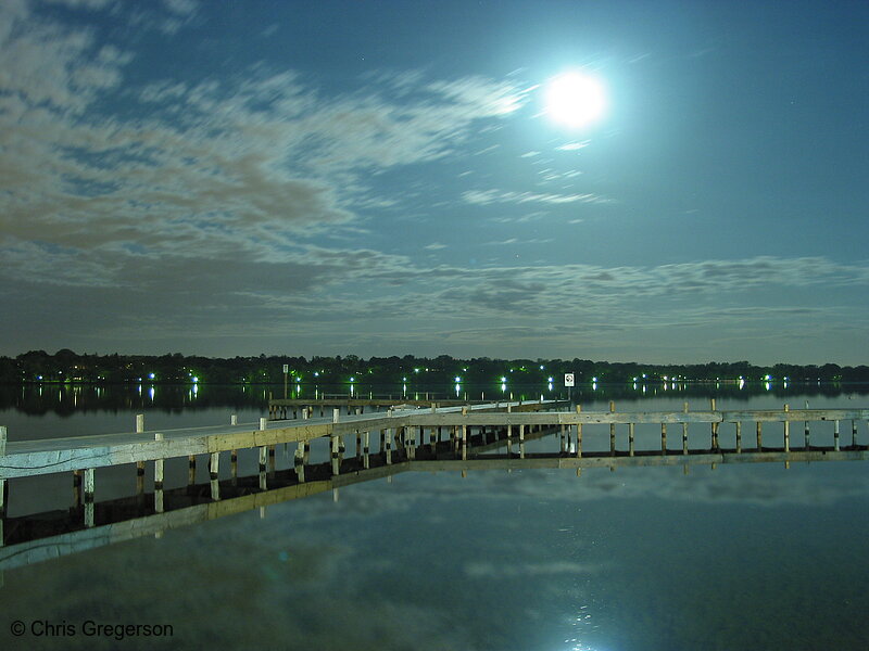 Photo of Lake Harriet Dock at Night(2004)