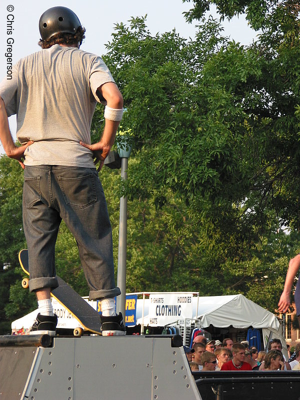 Photo of Skateboarder on Ramp(2306)