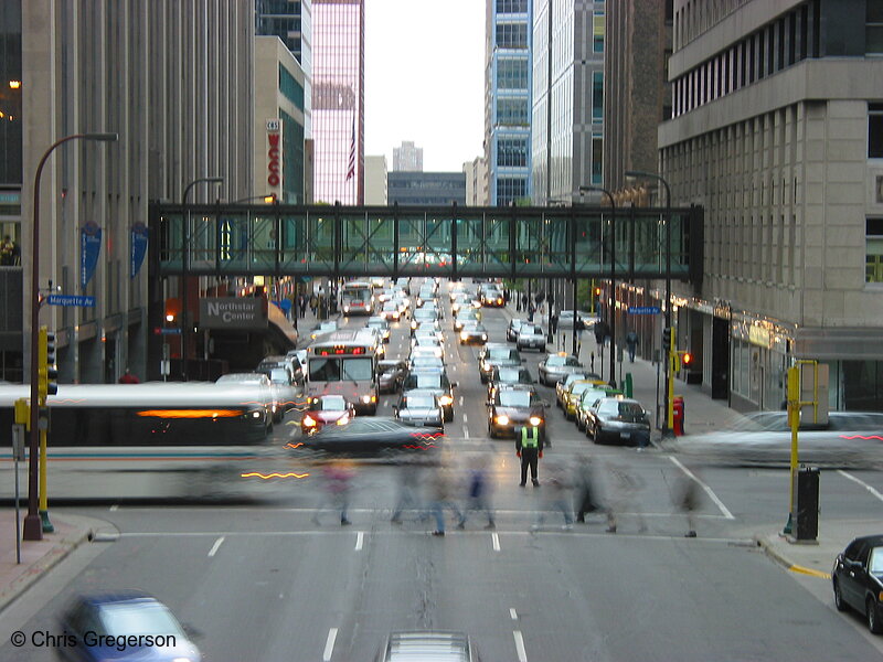 Photo of 7th and Marquette During Rush Hour(2439)