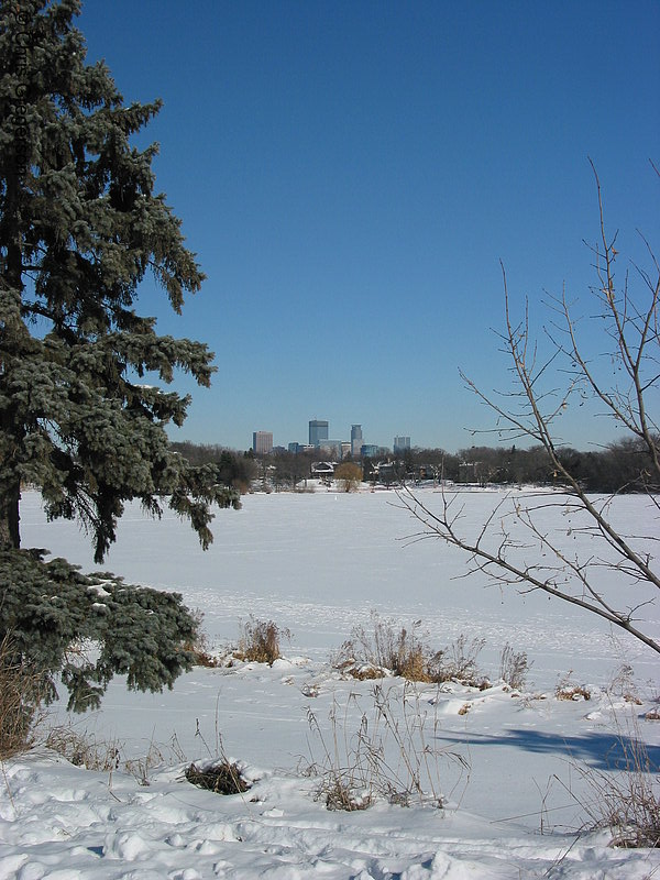 Photo of Lake of the Isles in Winter(2729)