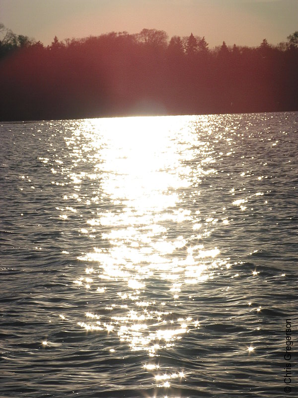 Photo of Sun Reflected in Lake Harriet(2941)