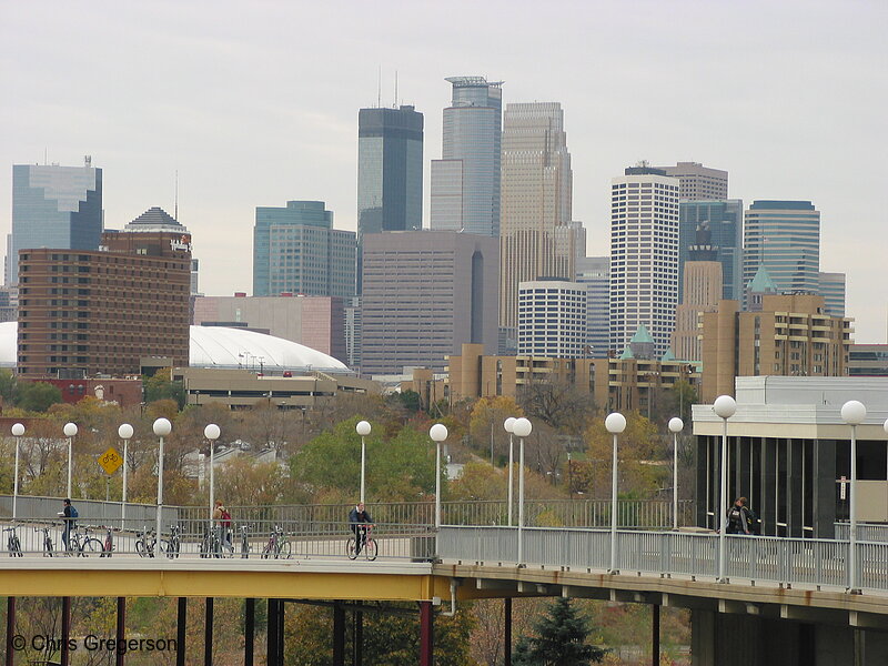 Photo of Minneapolis Skyline from the U of M(2954)