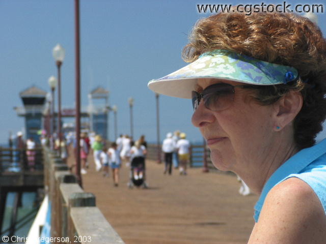Photo of Linda on the Oceanside Pier(3023)