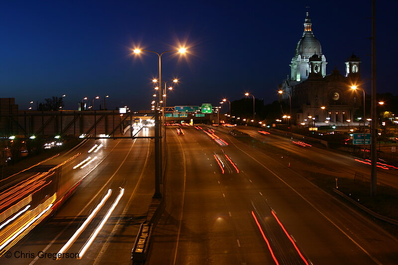 Photo of Interstate 94 at Night(3191)