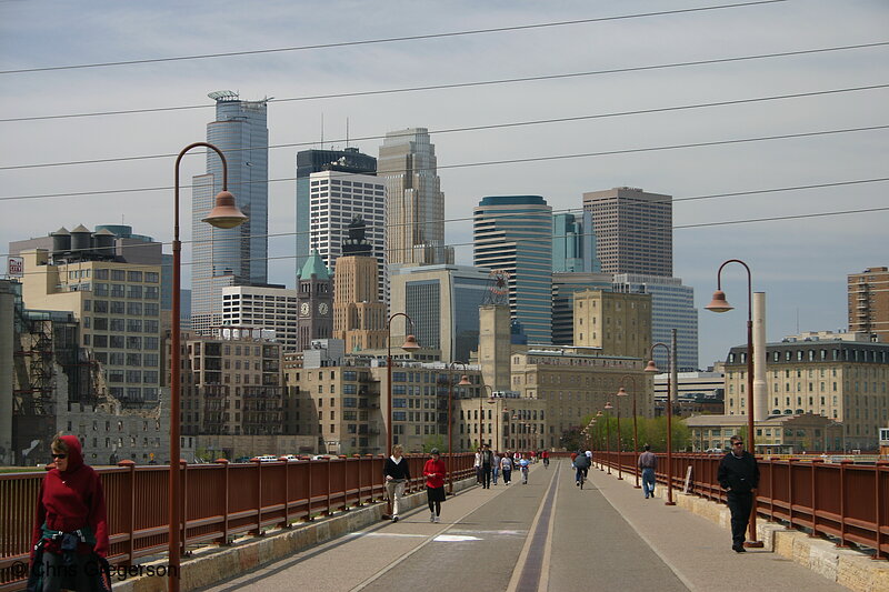 Photo of Skyline from the Stone Arch Bridge(3200)