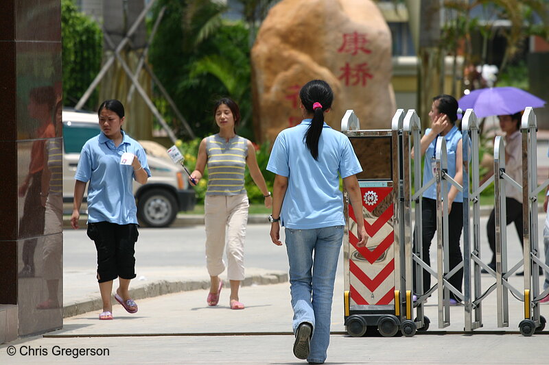 Photo of Workers At Factory Gate, Southern China(3258)