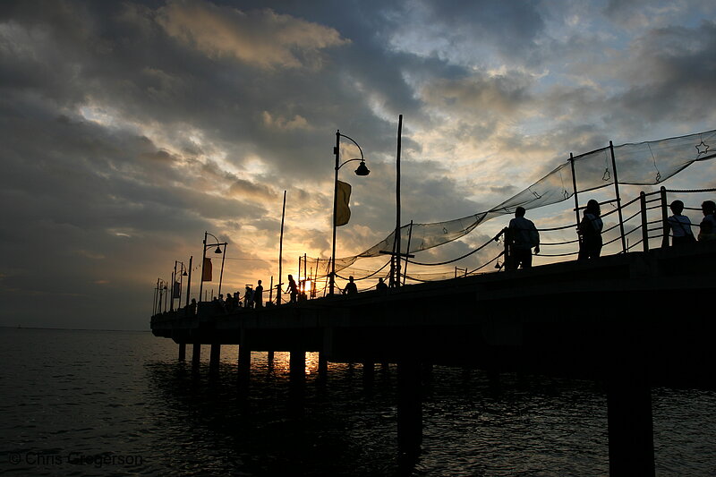 Photo of Pier on Manila Bay at Sunset(4437)
