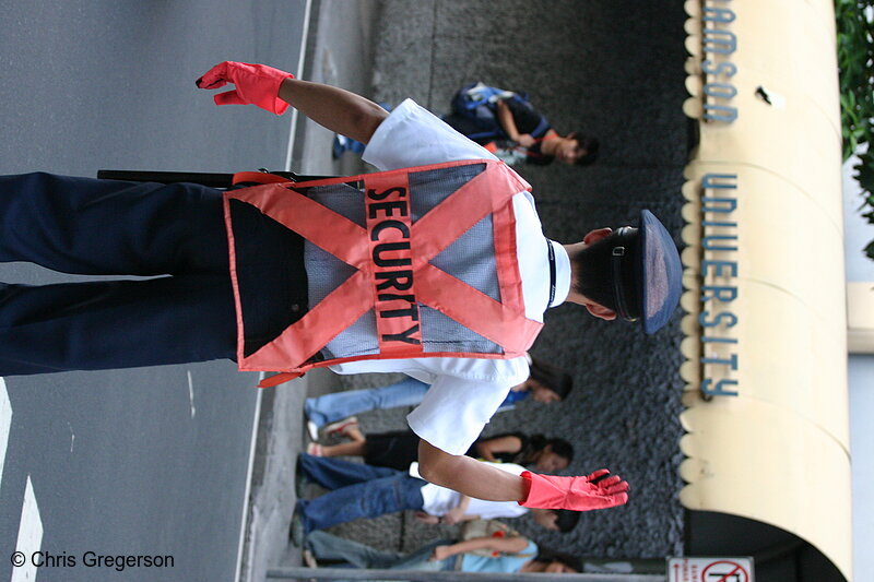 Photo of Crossing Guard in Manila(4453)