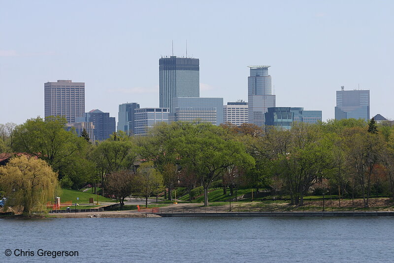 Photo of Minneapolis Skyline from Lake of the Isles(4479)