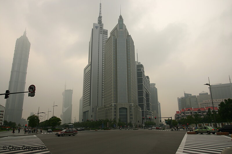 Photo of Shanghai Intersection, Pudong New Area(4523)