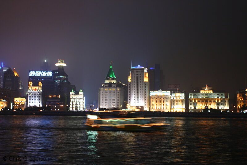 Photo of The Bund in Shanghai at Night(4528)