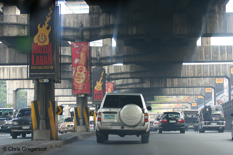 Photo of Traffic Tunnel on EDSA, Manila, Philippines(4535)