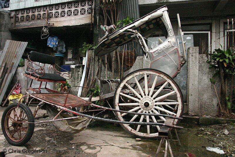 Photo of Calesas (Horse-Drawn Carriages) in Manila, the Philippines(4540)