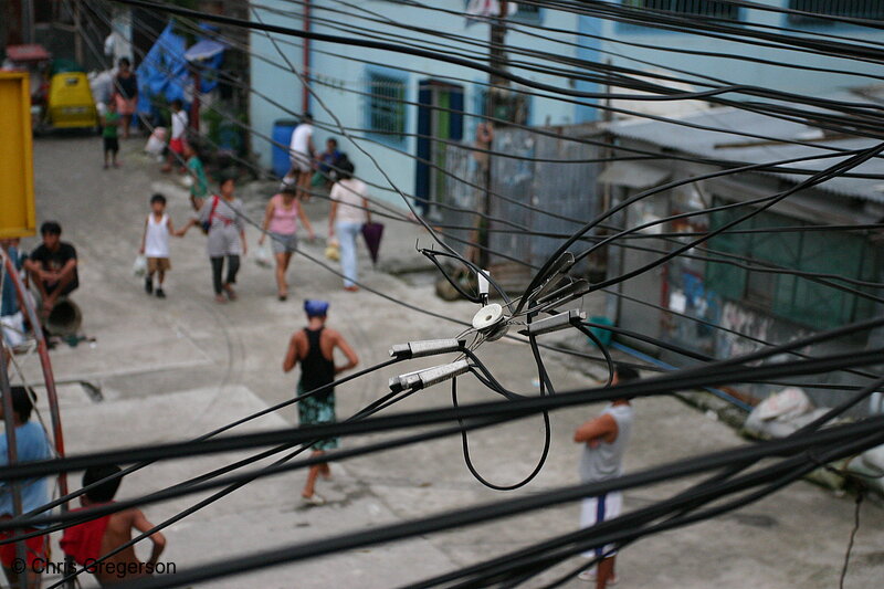 Photo of Power Lines in Manila, the Philippines(4542)