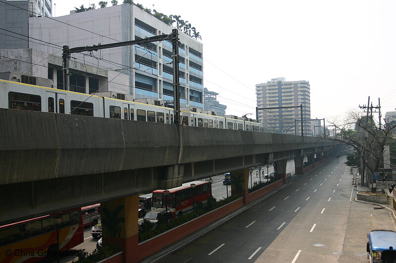 Photo of Elevated Train in Manila, Philippines(4546)