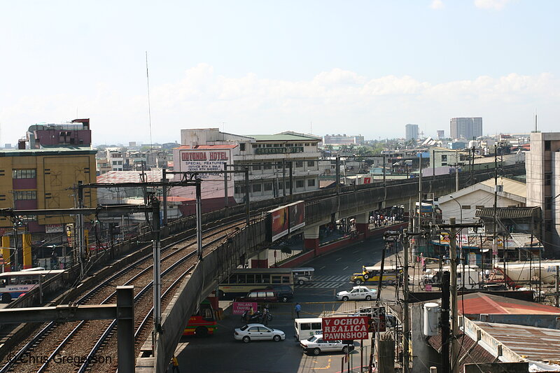 Photo of Light Rail Tracks in Pasay City, Manila(4547)