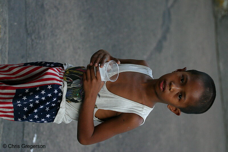 Photo of Filipino Boy on Manila Street(4570)