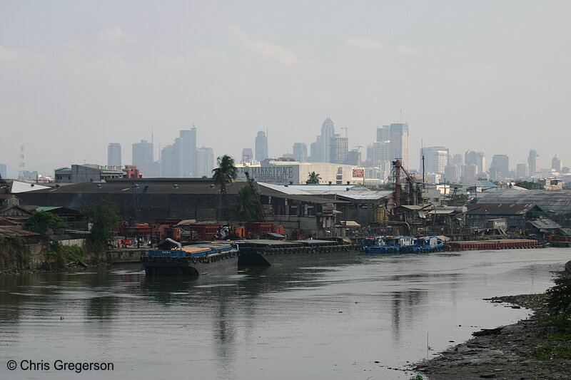 Photo of Pasig River and Manila Skyline(4582)