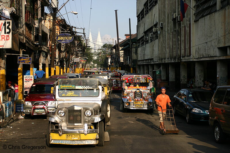 Photo of Jeepneys in Quiapo, Manila(4603)