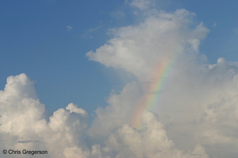 Photo of Rainbow, Clouds, and Blue Sky(4946)