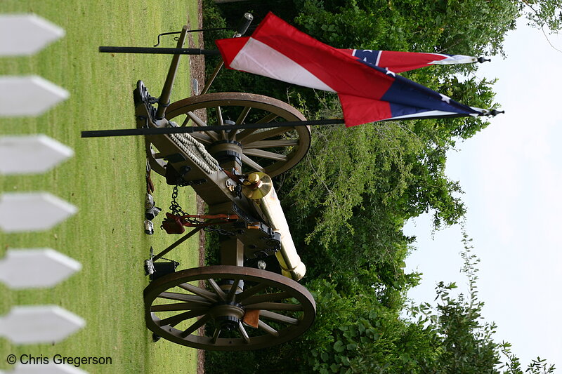 Photo of Restored Confederate Canon, Bald Head Island, NC(4948)