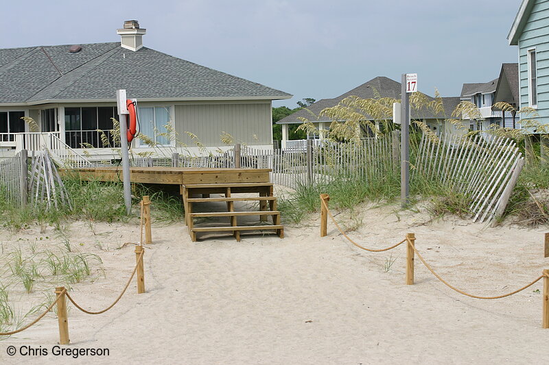 Photo of Walkway Onto Bald Head Island Beach(4950)