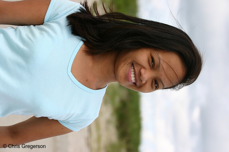 Photo of Young Woman at the Beach(4958)