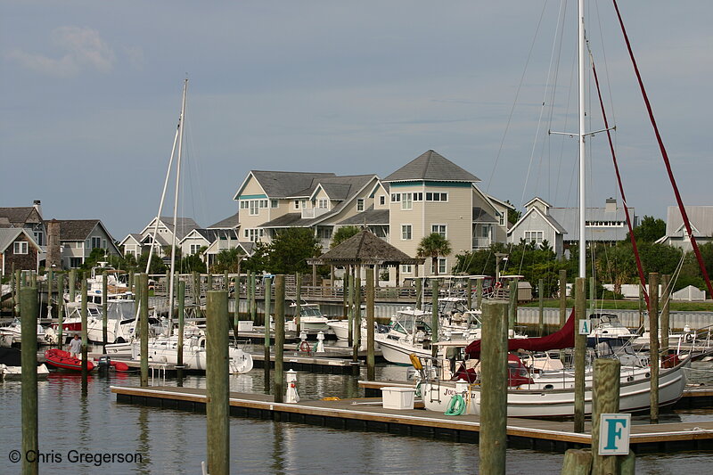 Photo of Bald Head Island harbour, North Carolina.(4979)