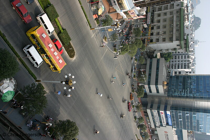 Photo of Intersection in Guilin, China(5103)