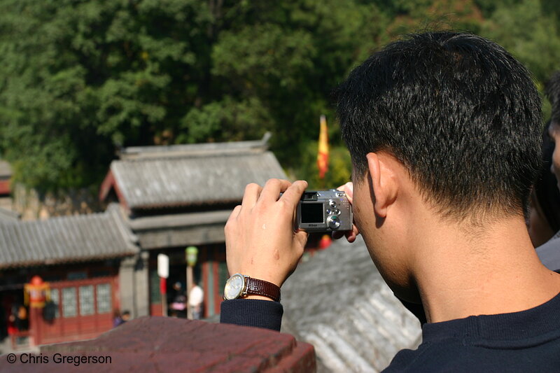 Photo of Chinese Tourist and Digital Camera, Summer Palace(5144)