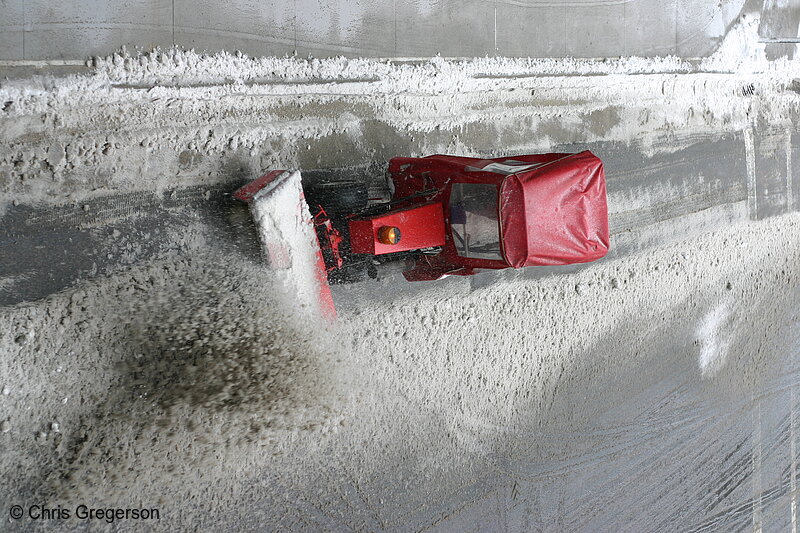 Photo of Snow Sweeper in Downtown Minneapolis(5211)