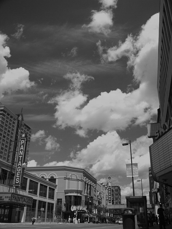 Photo of Hennepin Avenue and Block E, Infrared(5239)