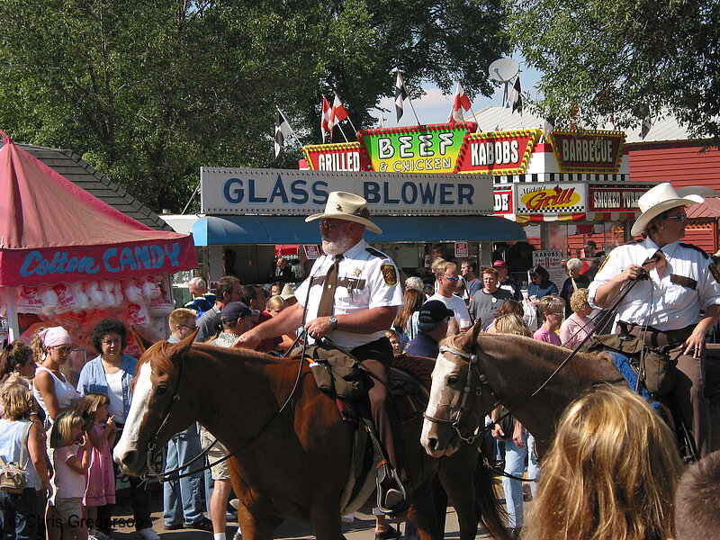 Sheriff Riding Horseback, State Fair  Parade