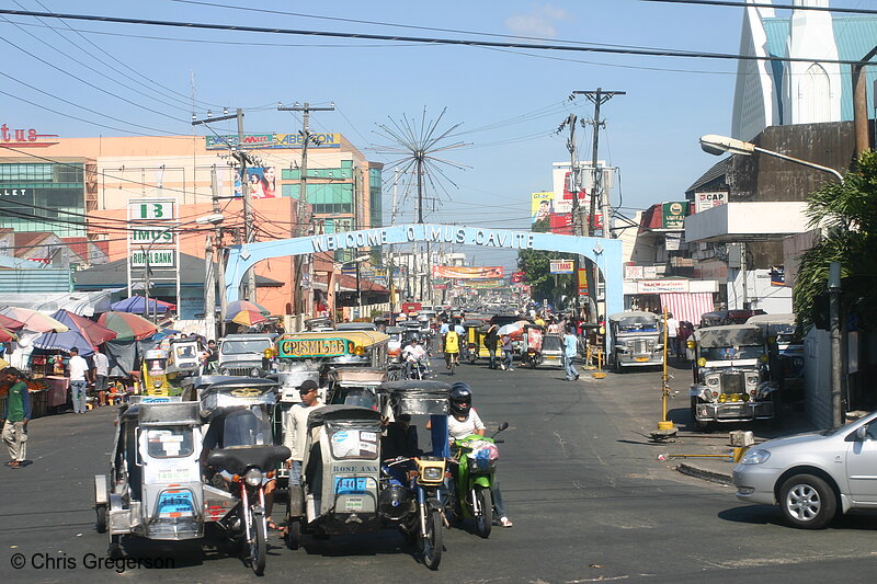 Photo of Tricycles for Public Transport in Imus, Cavite, Philippines(5536)
