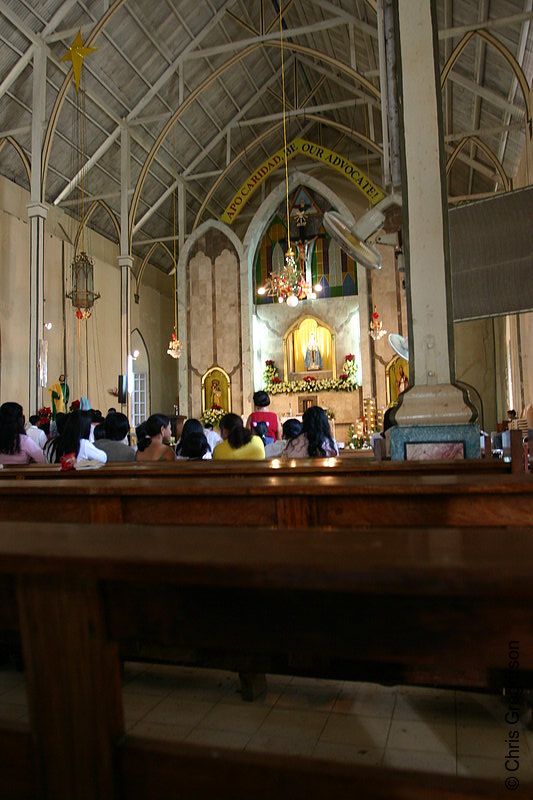 Inside a Church Sanctuary in Vigan, Ilocos Sur(5564) Photo of Inside a Church Sanctuary in Vigan, Ilocos Sur(5564)