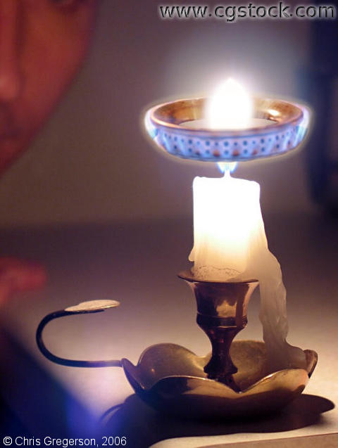 Photo of Surreal Gas Flame and Candle Flame(5586)