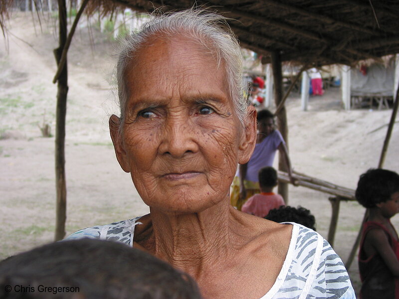 Photo of Old Woman in Aeta Village, Pampanga(6010)