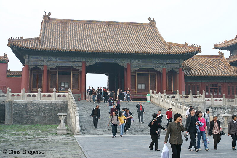 Photo of Tourists Visiting the Forbidden City, China(6067)