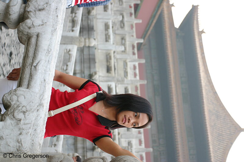 Photo of Filipina Visiting the Forbidden City, Beijing, China(6070)