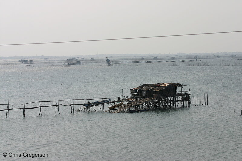 Photo of House and Docking Area, Manila Bay, Philippines(6081)
