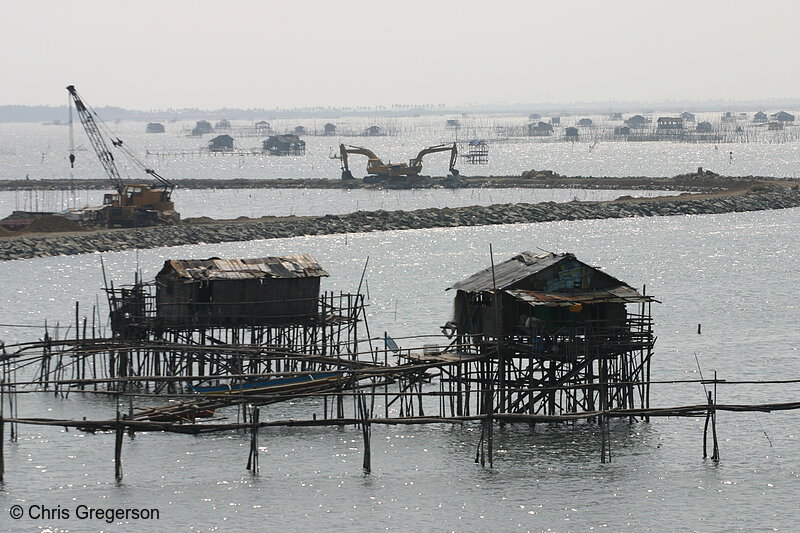 Photo of Construction of Breakwater in Manila Bay, Philippines(6084)