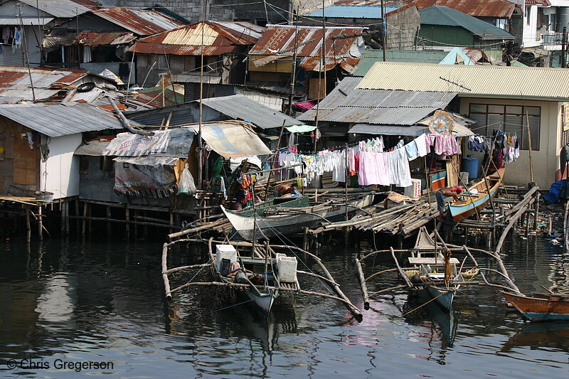 Photo of Cluster of Houses at Manila Bay, Philippines(6088)