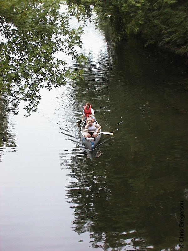 Photo of Canoe Approaching Underpass(610)